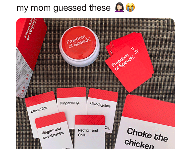Freedom of Speech Game, Finally a Fun Alternative to Cards Against Humanity The Vistek